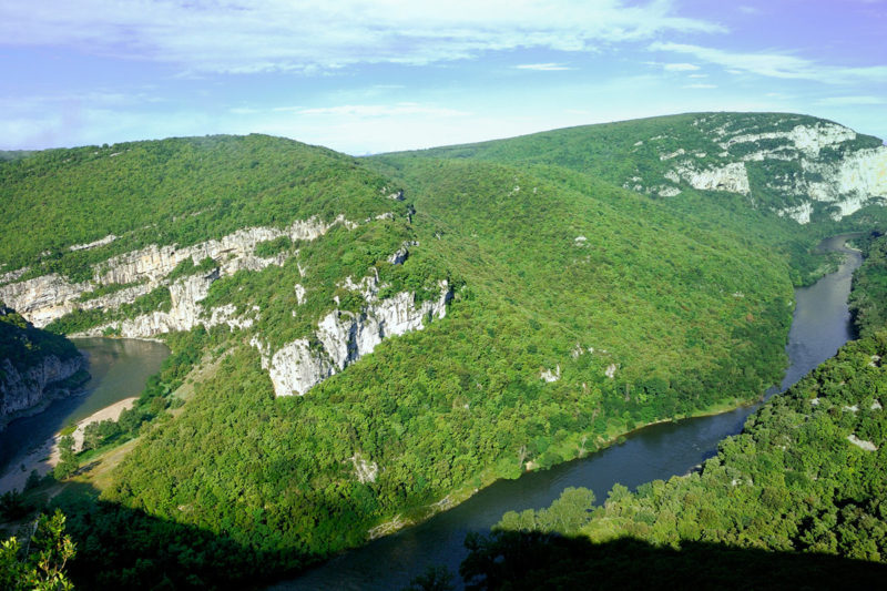 Ardèche river gorges